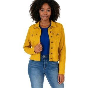 KUT From the Kloth Kara Yellow/Gold Size 2 Denim Jacket